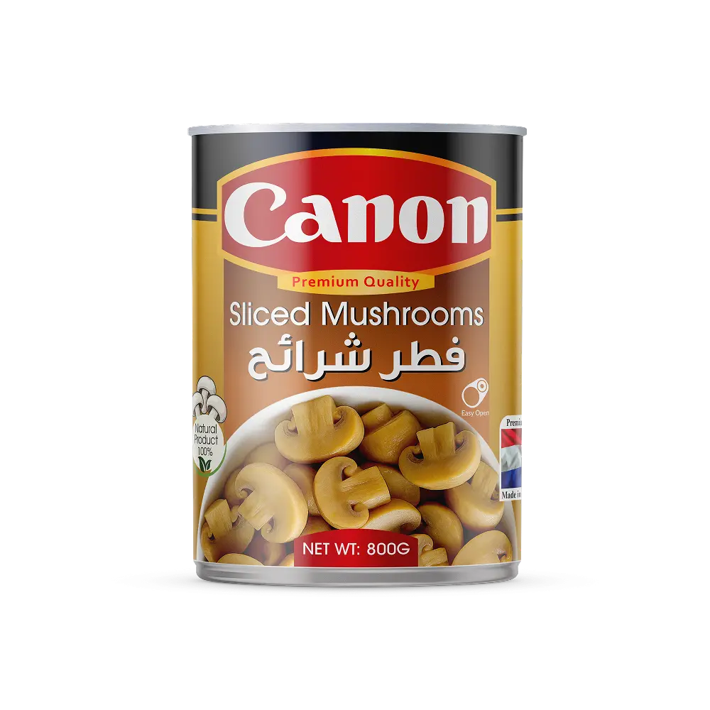 Canon sliced mushrooms can